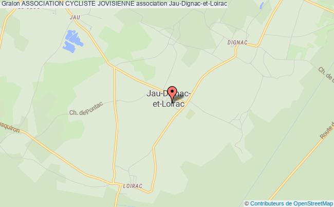plan association Association Cycliste Jovisienne Jau-Dignac-et-Loirac