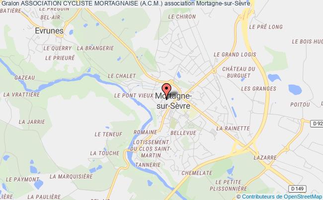 plan association Association Cycliste Mortagnaise (a.c.m.) Mortagne-sur-Sèvre