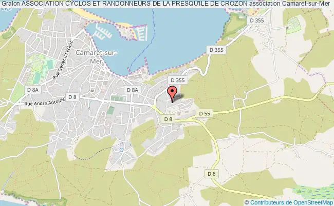 plan association Association Cyclos Et Randonneurs De La Presqu'ile De Crozon Camaret-sur-Mer