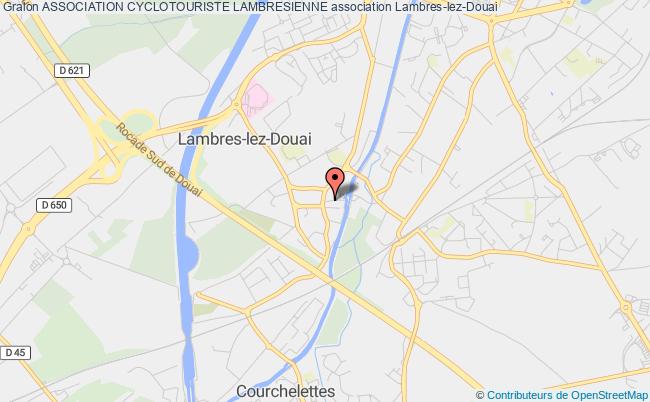 plan association Association Cyclotouriste Lambresienne Lambres-lez-Douai