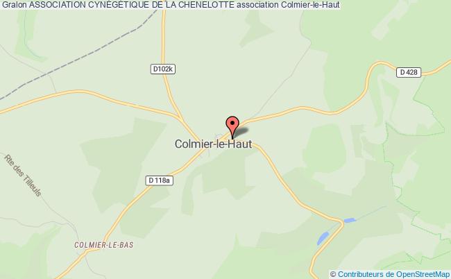 plan association Association CynÉgÉtique De La Chenelotte Colmier-le-Haut