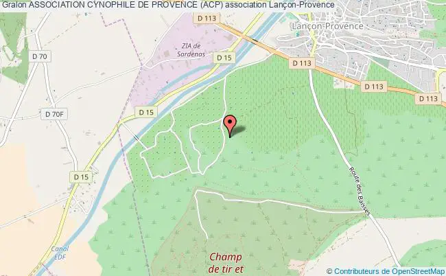 plan association Association Cynophile De Provence (acp) Lançon-Provence