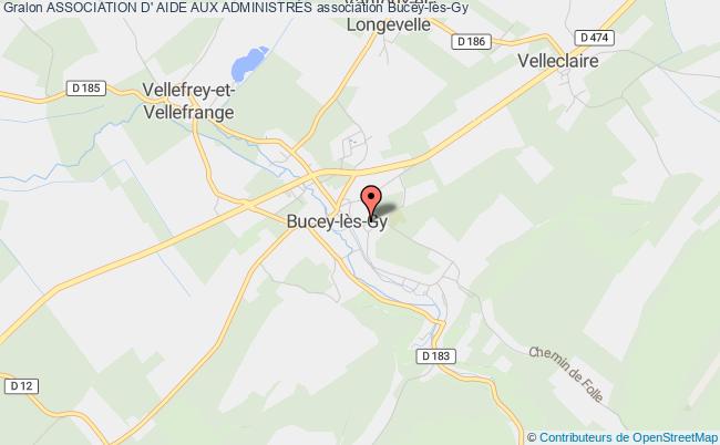 plan association Association D' Aide Aux AdministrÉs Bucey-lès-Gy