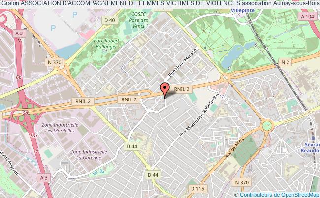 plan association Association D'accompagnement De Femmes Victimes De Violences Aulnay-sous-Bois