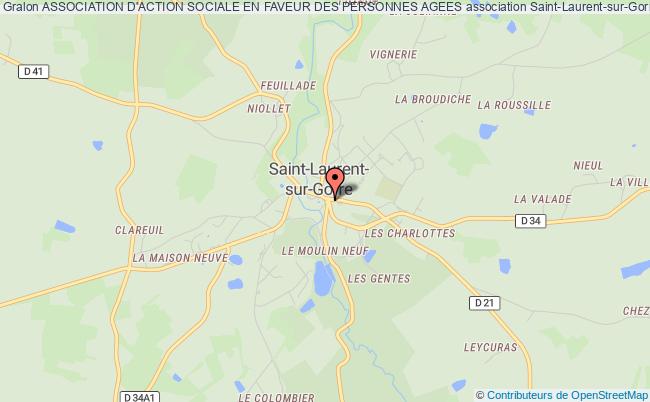plan association Association D'action Sociale En Faveur Des Personnes Agees Saint-Laurent-sur-Gorre