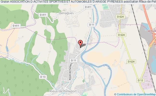 plan association Association D Activites Sportives Et Automobiles D Ariege Pyrenees Rieux-de-Pelleport