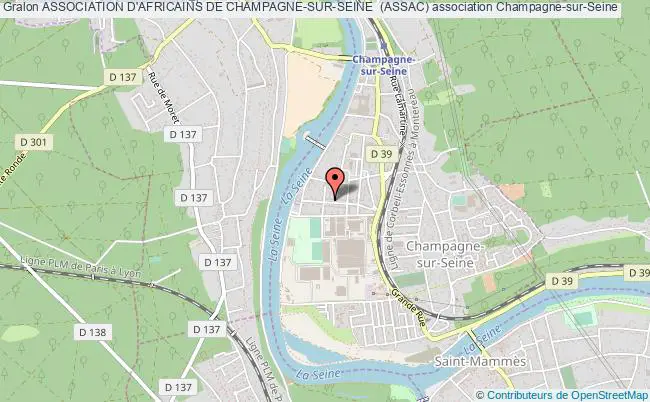 plan association Association D'africains De Champagne-sur-seine  (assac) Champagne-sur-Seine