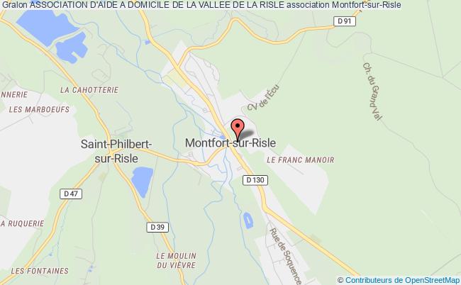 plan association Association D'aide A Domicile De La Vallee De La Risle Montfort-sur-Risle