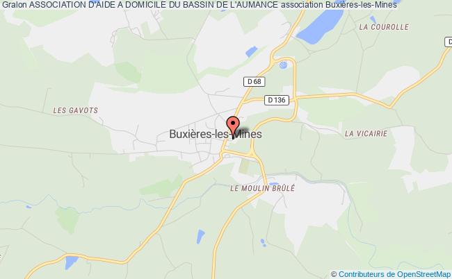 plan association Association D'aide A Domicile Du Bassin De L'aumance Buxières-les-Mines