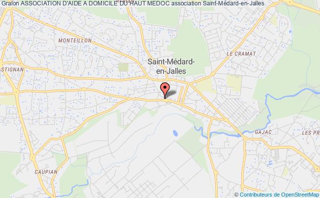 plan association Association D'aide A Domicile Du Haut Medoc Saint-Médard-en-Jalles