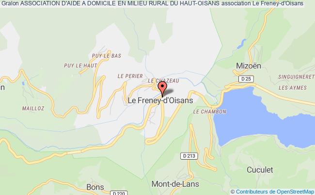 plan association Association D'aide A Domicile En Milieu Rural Du Haut-oisans Le Freney-d'Oisans