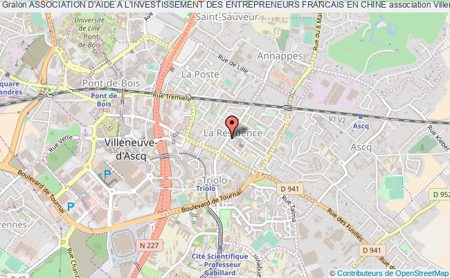 plan association Association D'aide A L'investissement Des Entrepreneurs Francais En Chine Villeneuve-d'Ascq