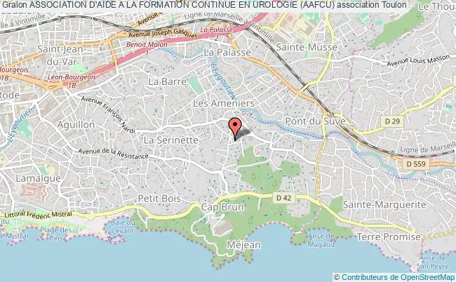 plan association Association D'aide A La Formation Continue En Urologie (aafcu) Toulon