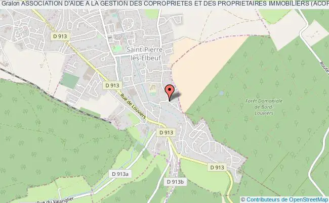 plan association Association D'aide A La Gestion Des Coproprietes Et Des Proprietaires Immobiliers (acopi) Saint-Pierre-lès-Elbeuf