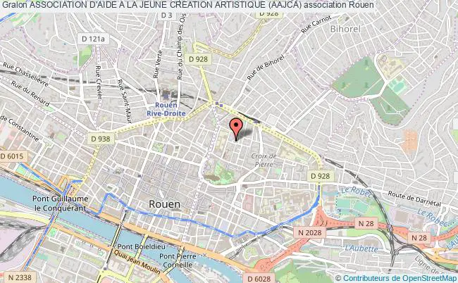 plan association Association D'aide A La Jeune Creation Artistique (aajca) Rouen