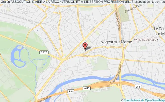 plan association Association D'aide À La Reconversion Et À L'insertion Professionnelle Nogent-sur-Marne