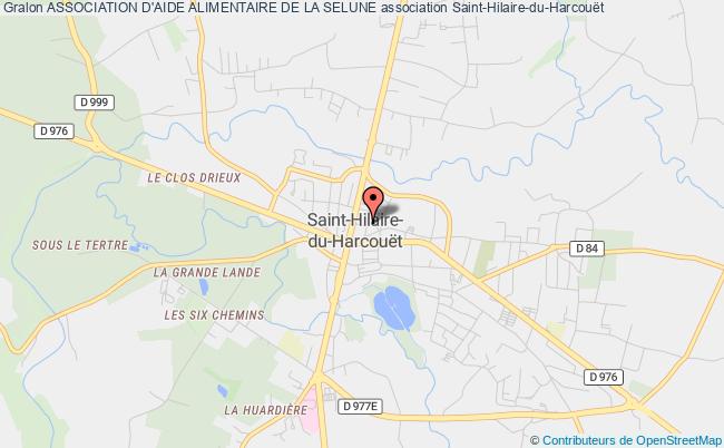 plan association Association D'aide Alimentaire De La Selune Saint-Hilaire-du-Harcouët