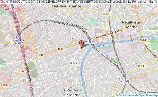 plan association Association D'aide Au Developpement Et A L'insertion Sociale Le Perreux-sur-Marne