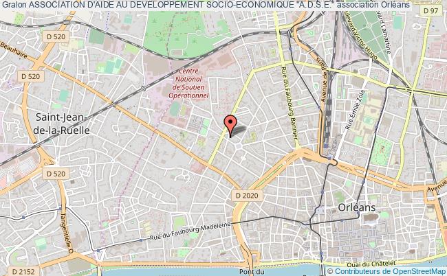 plan association Association D'aide Au Developpement Socio-economique "a.d.s.e." Orléans