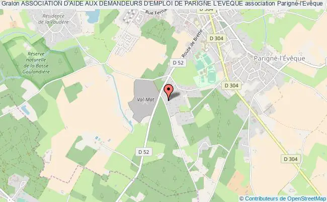 ASSOCIATION D'AIDE AUX DEMANDEURS D'EMPLOI DE PARIGNE L'EVEQUE