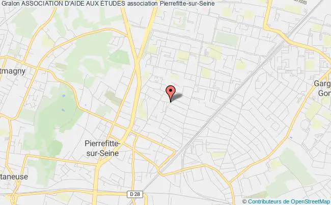 plan association Association D'aide Aux Études Pierrefitte-sur-Seine