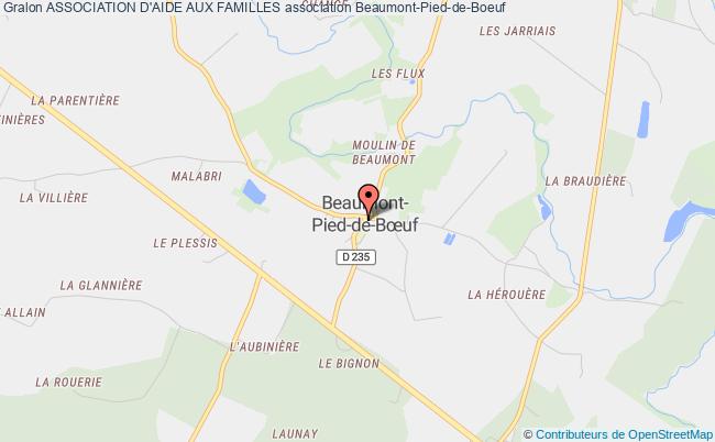 plan association Association D'aide Aux Familles Beaumont-Pied-de-Boeuf
