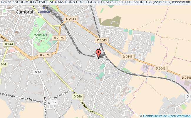 plan association Association D'aide Aux Majeurs Proteges Du Hainaut Et Du Cambresis (2amp-hc) Cambrai