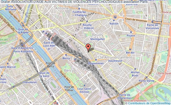 plan association Association D'aide Aux Victimes De Violences Psychologiques Paris