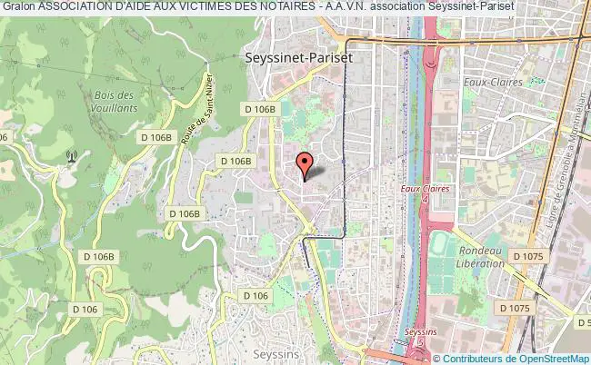 plan association Association D'aide Aux Victimes Des Notaires - A.a.v.n. Seyssinet-Pariset