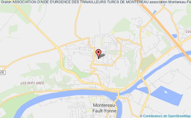 plan association Association D'aide D'urgence Des Travailleurs Turcs De Montereau Montereau-Fault-Yonne