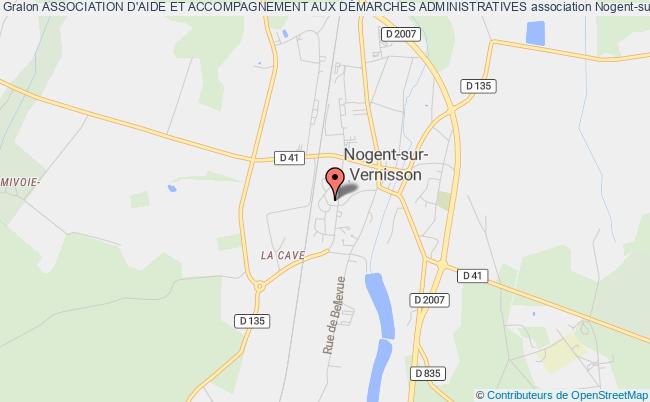 plan association Association D'aide Et Accompagnement Aux DÉmarches Administratives Nogent-sur-Vernisson