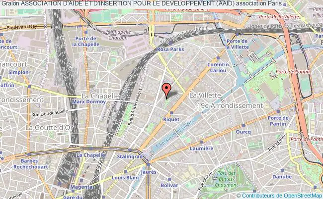 plan association Association D'aide Et D'insertion Pour Le Developpement (aaid) Paris