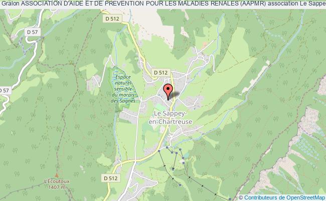 plan association Association D'aide Et De Prevention Pour Les Maladies Renales (aapmr) Le    Sappey-en-Chartreuse
