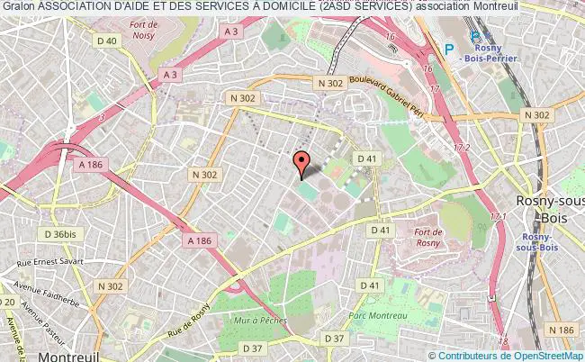 plan association Association D'aide Et Des Services À Domicile (2asd Services) Montreuil