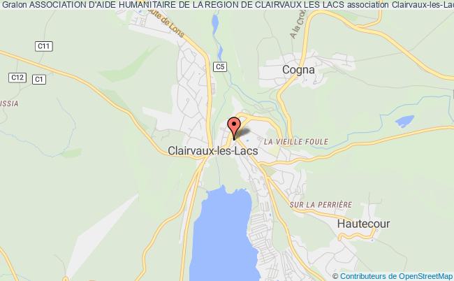 plan association Association D'aide Humanitaire De La Region De Clairvaux Les Lacs Clairvaux-les-Lacs