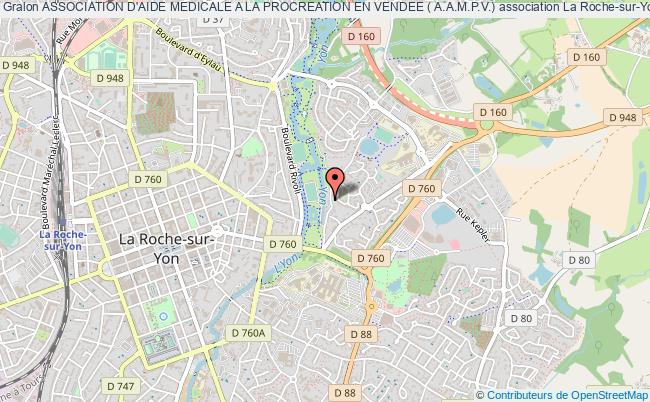 plan association Association D'aide Medicale A La Procreation En Vendee ( A.a.m.p.v.) La    Roche-sur-Yon