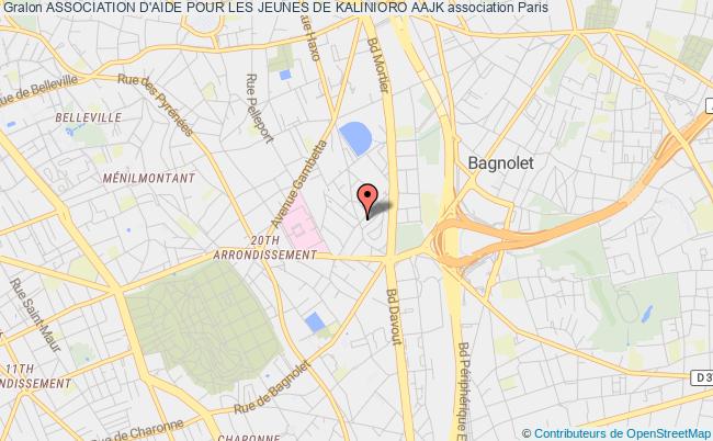plan association Association D'aide Pour Les Jeunes De Kalinioro Aajk Paris