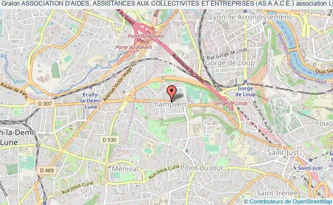 plan association Association D'aides, Assistances Aux CollectivitÉs Et Entreprises (as.a.a.c.e.) Lyon 5