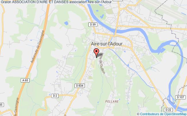 plan association Association D'aire Et Danses Aire-sur-l'Adour