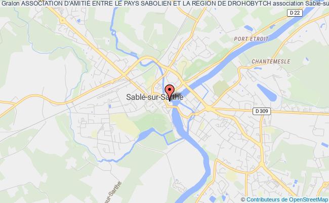 plan association Association D'amitiÉ Entre Le Pays Sabolien Et La RÉgion De Drohobytch Sablé-sur-Sarthe
