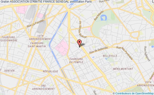 plan association Association D'amitie France Senegal Paris