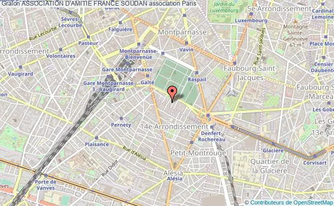 plan association Association D'amitie France Soudan Paris
