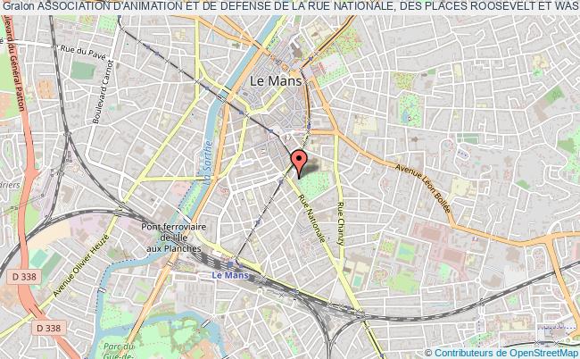 ASSOCIATION D'ANIMATION ET DE DEFENSE DE LA RUE NATIONALE, DES PLACES ROOSEVELT ET WASHINGTON ET DES RUES ADJACENTES