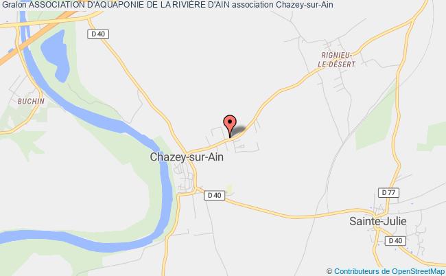 plan association Association D'aquaponie De La RiviÈre D'ain Chazey-sur-Ain