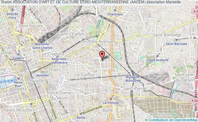 plan association Association D'art Et De Culture Euro-mediterraneenne (aacem) Marseille