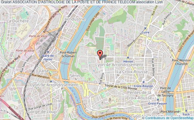 plan association Association D'astrologie De La Poste Et De France Telecom Lyon