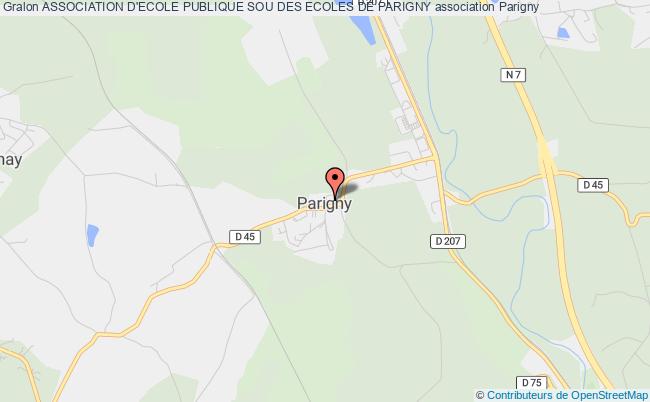 plan association Association D'ecole Publique Sou Des Ecoles De Parigny Parigny