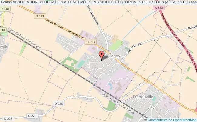 plan association Association D'education Aux Activites Physiques Et Sportives Pour Tous (a.e.a.p.s.p.t) Cagny