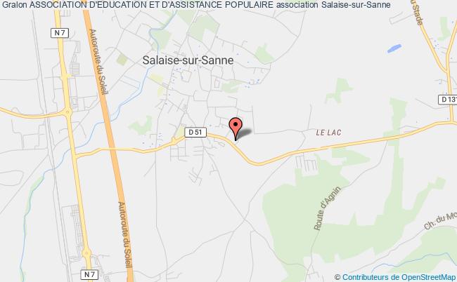 plan association Association D'education Et D'assistance Populaire Salaise-sur-Sanne