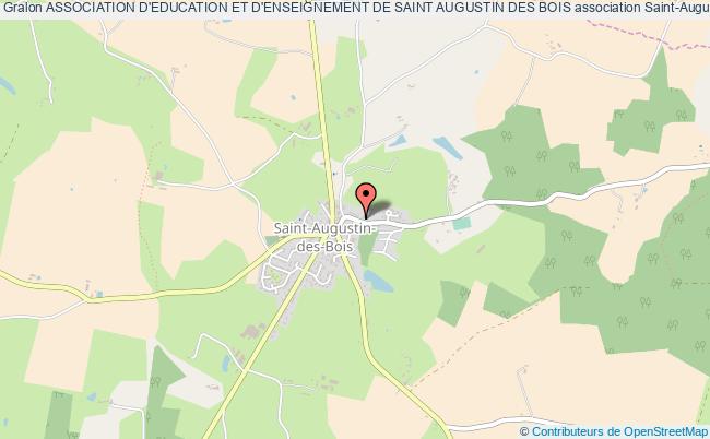 plan association Association D'education Et D'enseignement De Saint Augustin Des Bois Saint-Augustin-des-Bois